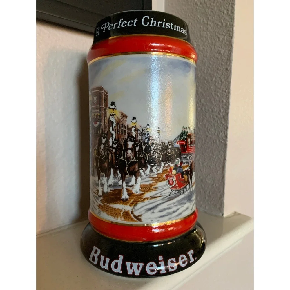 Vintage 1992 Budweiser‎ Beer Stein, Anheuser-Busch Collector Series
